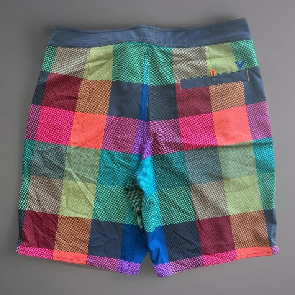 American Eagle AE‎ Board Shorts Mens Swim Trunks Sz L Beach Vacation Resort NWOT